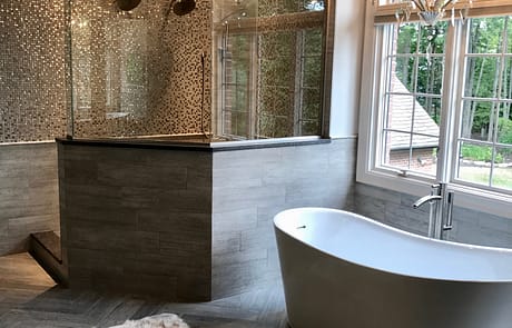 Custom Tile and Mosaic Master Bath