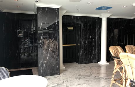 Fusillo Tile and Stone Commercial Avalon Inn Warren Ohio