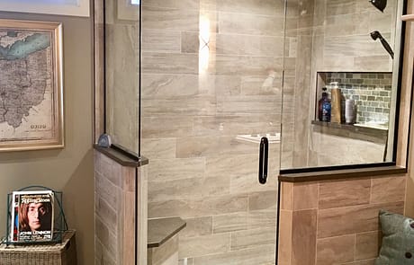 Luxury Tile Corner Shower Ohio