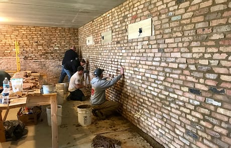Fusillo Tile and Stone thin brick working Ohio